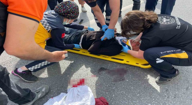 Çarptığı motosiklet sürücüsünü yaralayıp, olay yerinden kaçtı