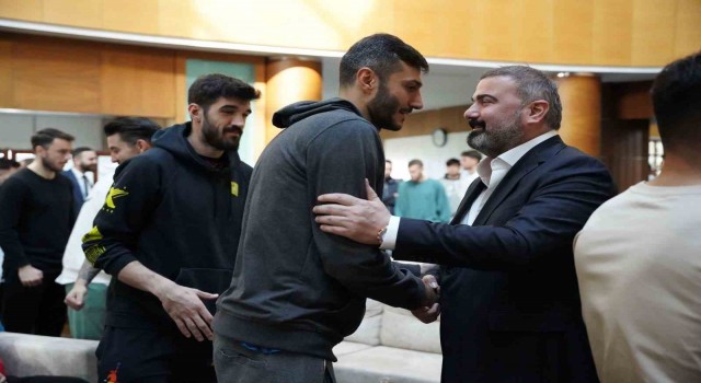 Çaykur Rizesporda bayramlaşma töreni