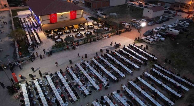 Çiftelerde Kadir Gecesine özel iftar programına yoğun katılım oldu