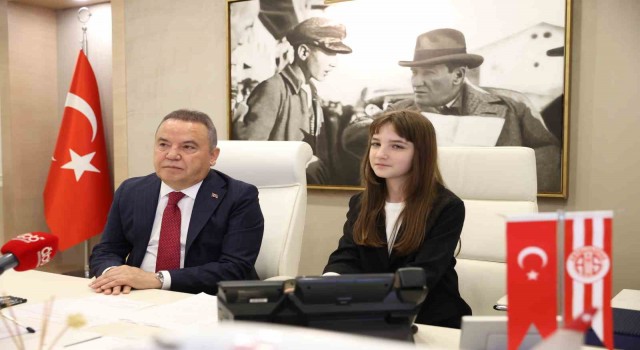 Çocuk Başkanın ilk talimatı yeşil alanların arttırılması oldu