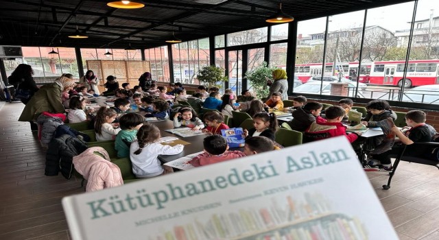 Çocuklardan kütüphaneye yoğun ilgi