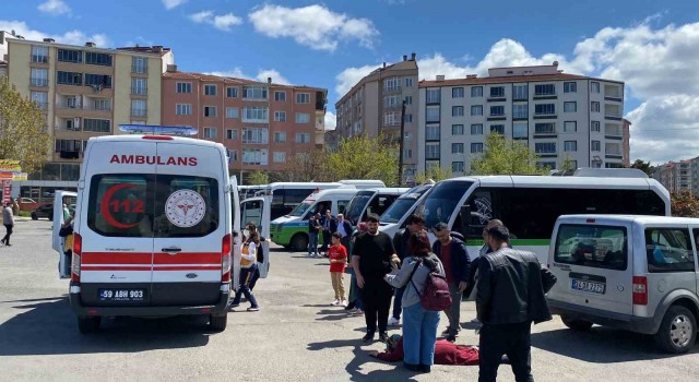 Çorlu Otogarında görünmez kaza