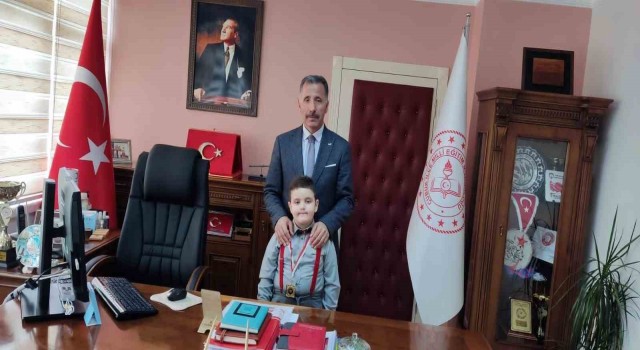 Çubuklu minik öğrenci Uluslararası Caribou Matematik Yarışmasında 1. oldu