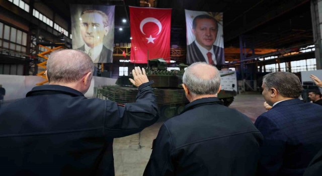 Cumhurbaşkanı Erdoğan, Altay Tankının teslim törenine katıldı