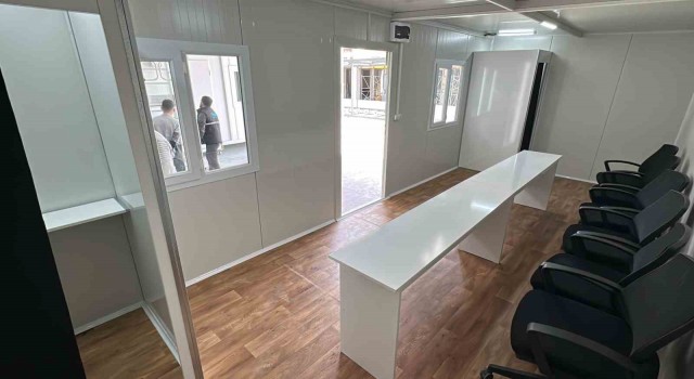 Deprem bölgelerinin seçim konteynerleri Düzcede üretiliyor