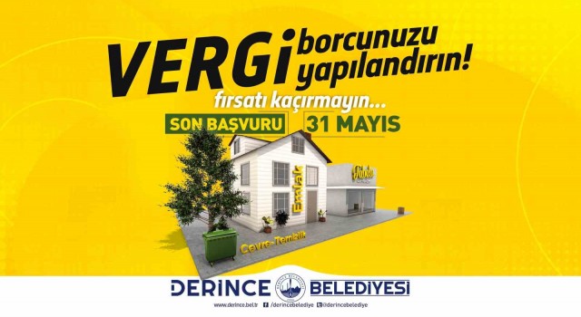 Derince Belediyesinden yapılandırma çağrısı