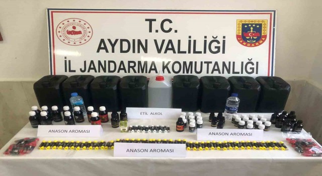 Didimde 46 litre etil alkol ele geçirildi