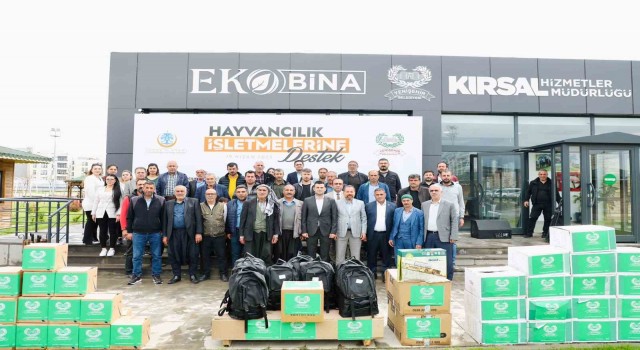 Diyarbakırda besicilere ekipman desteği