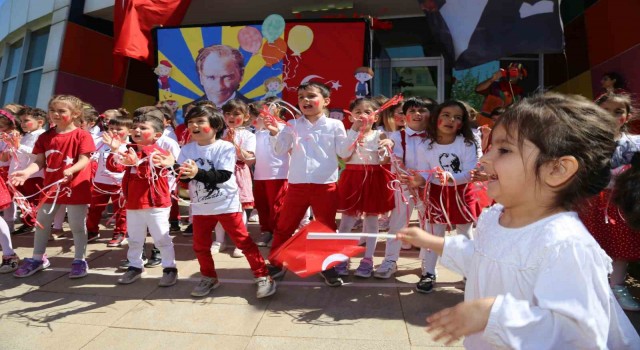Döşemealtı Ekolojik Kreşte 23 Nisan coşkusu yaşandı