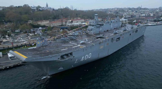 Dünyanın ilk SİHA gemisi TCG Anadolu halkın ziyaretine açılıyor