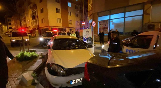 Dur ihtarına uymayan alkollü sürücü kaza yapınca yakalandı