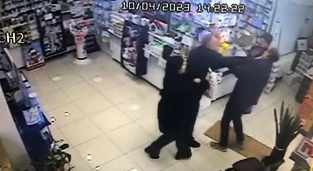 Eczacıya ‘Muadil ilaç saldırısı kamerada