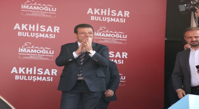 Ekrem İmamoğlu Akhisarlılara seslendi