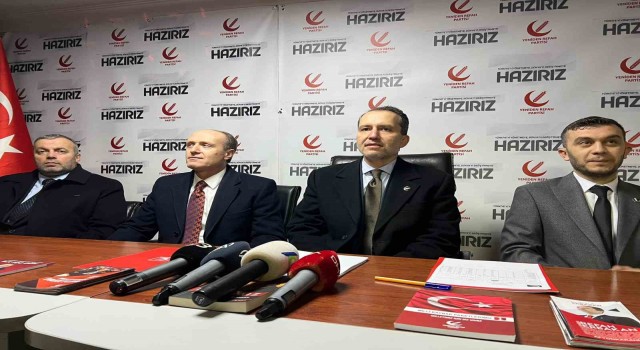 Erbakan: Masanın altından çıkıp desteğini açıkça ilan eden HDPnin bir yedek partisi var, Yeşil Sol Parti”