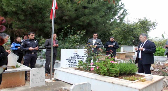 Erdemlide şehit polisler için Mevlid-i Şerif okutuldu