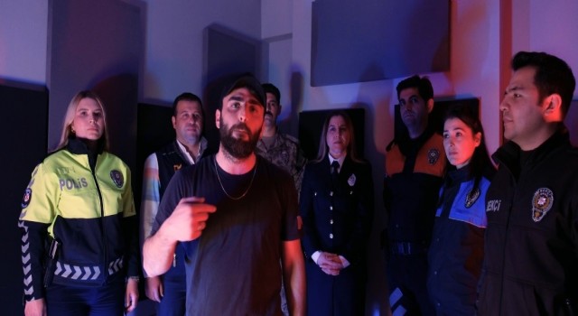 Erzincan polisinden Doğuştan rap klipi