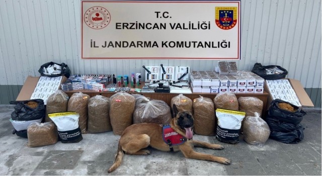 Erzincanda jandarma ekipleri kaçakçılık olaylarına geçit vermiyor