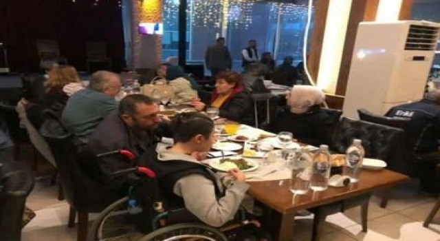Eskişehir Sakatlar Derneği iftar yemeğinde buluştu