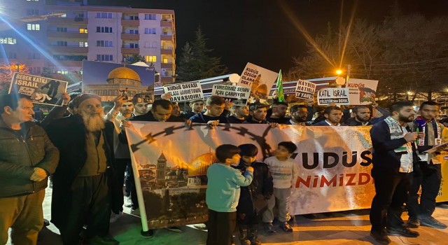Eskişehirde Dünya Kudüs Günü münasebetiyle basın açıklaması düzenlendi