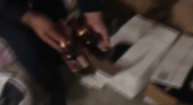 Gaziantepte 274 şişe sahte alkol ile 35 litre etil alkol ele geçirildi