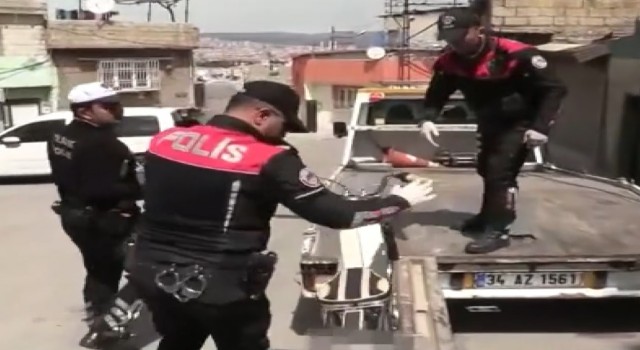 Gaziantepte 4 çalıntı motosiklet ele geçirildi