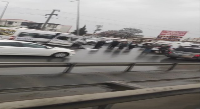 Gebzede zincirleme kaza, yaralılar var