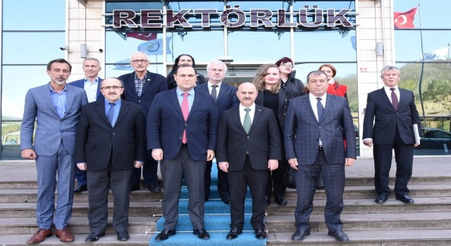 Gürcistan Ankara Büyükelçisinden Düzce Üniversitesi rektörüne ziyaret