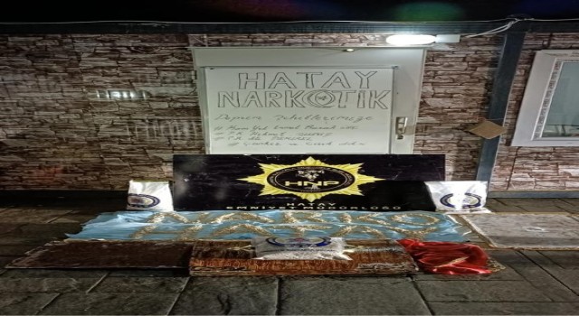 Hatayda 71 bin 400 adet uyuşturucu hap ele geçirildi
