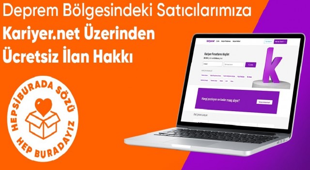 Hepsiburadadan deprem bölgesindeki işletmelere destek