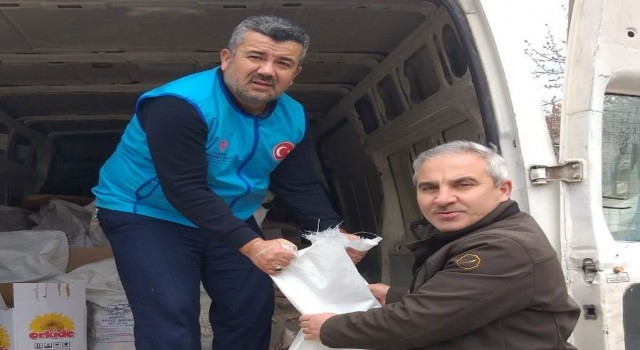 Hisarcık TDVden 45 ihtiyaç sahibine gıda yardımı