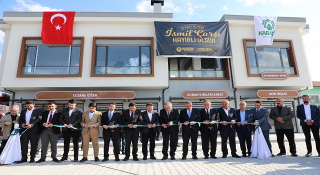 İsmilde çarşı ve ekmek fırını açıldı