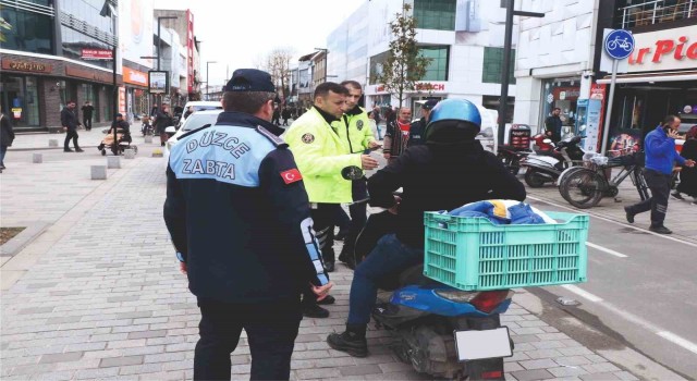 İstanbul Caddesine motosiklet girişi yasak