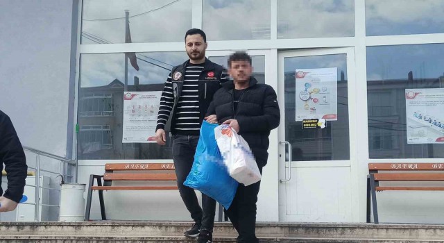 İstanbuldan getirilen uyuşturucu Bafrada ele geçti