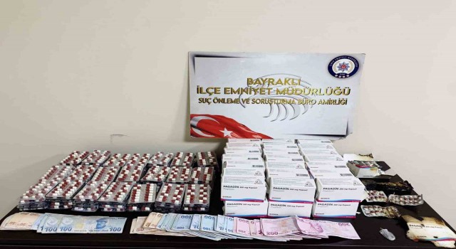 İzmirde uyuşturucu operasyonu: Binlerce sentetik hap ele geçirildi