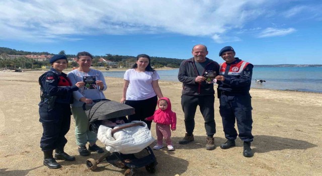 Jandarma Akbükte orman yangınlara karşı bilgilendirdi