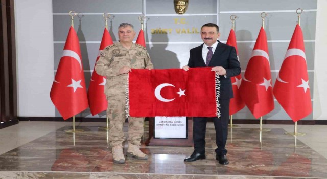 Jandarma Genel Komutan Yardımcısı Orgeneral Ali Çardakcı, Siirtte incelemelerde bulundu