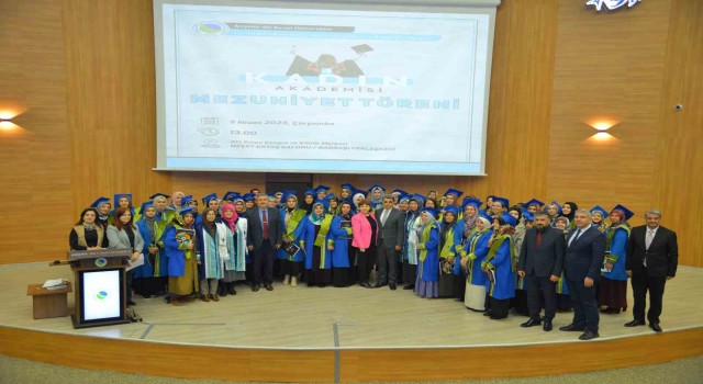 KAEÜde 4. Kadın Akademisi Mezuniyet Töreni gerçekleştirildi