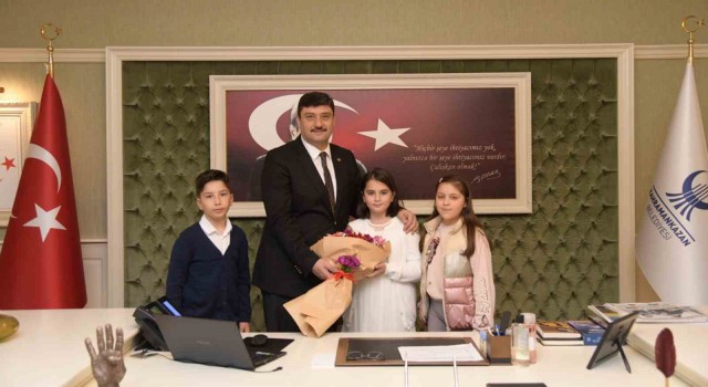 Kahramankazanın minik başkanları