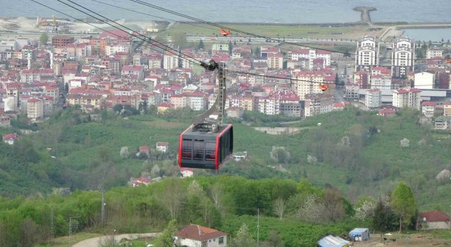 Karadeniz Bölgesinin en uzun teleferik tesisi 3 yıl aradan sonra tekrar hizmete giriyor