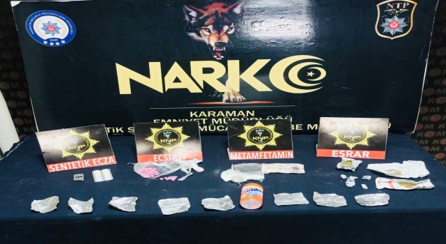 Karamanda uyuşturucu operasyonu: 3 tutuklama