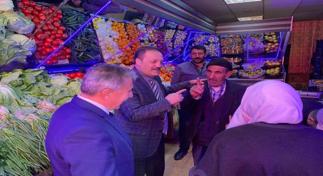 Karataş, Tortum ve Horasan ilçelerinde seçim çalışması yaptı
