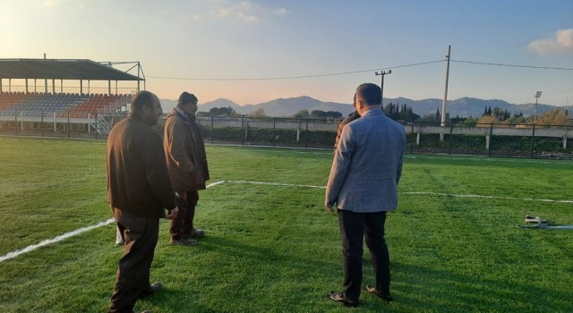 Kardeşköy Futbol Sahasında sona geliniyor