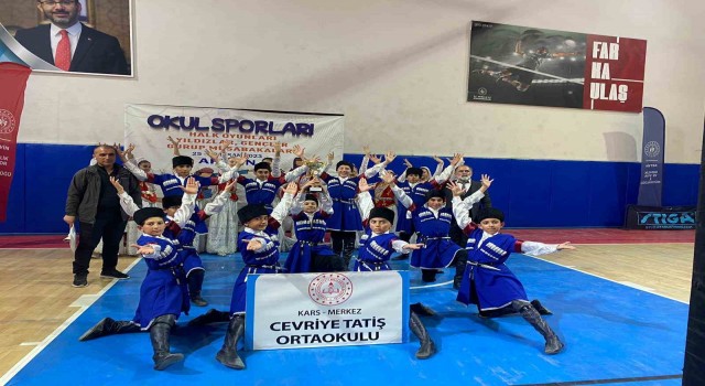 Kars Cevriye Tatiş Ortaokulu 1inci oldu