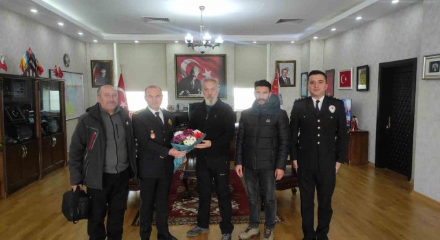 Karsta, gazeteciler Polis Haftasını kutladı