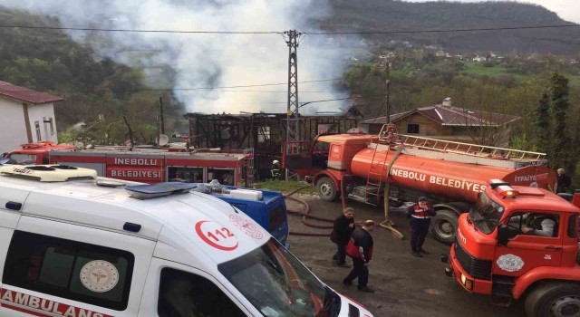 Kastamonuda bir kişinin ölümüne sebep olan yangın devrilen sobadan çıkmış