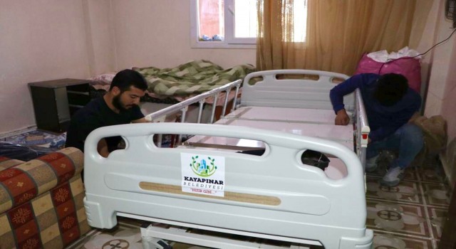 Kayapınar Belediyesinden yatalak hastalara ücretsiz hasta yatağı