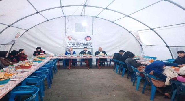 Kaymakam Korkutata yetimlerle iftarda bir araya geldi