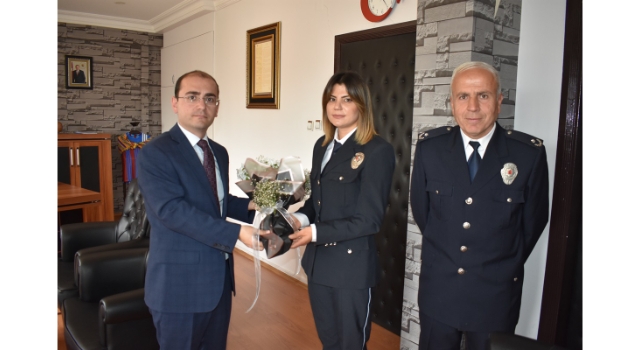 Kaymakam Selimoğlu’na, “Polis Haftası” ziyareti