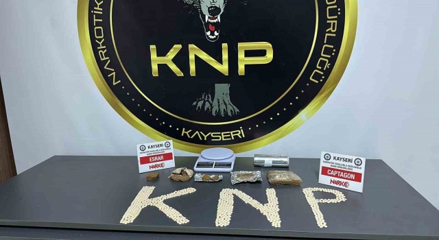 Kayseride uyuşturucu operasyonu: 2 Gözaltı