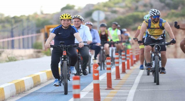 Kepezden 30 kilometrelik bisiklet yolu